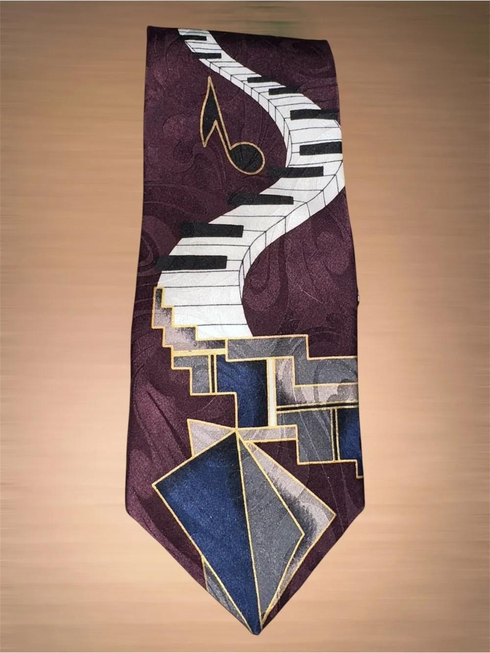 Piano Keys Musical Tie Necktie Music Teacher Choir Band Director Croft & Barrow